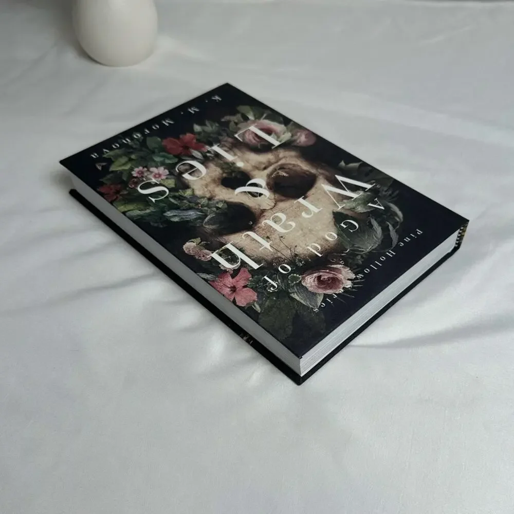 A God of Wrath & Lies K.M. Moronova OOP Hardcover Pine Hollow #1 Romantasy
